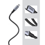Grøn US316 USB-C / USB-C kabel 480Mb/s 5A 0,5m - Grå