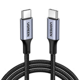Grøn US316 USB-C / USB-C kabel 480Mb/s 5A 0,5m - Grå