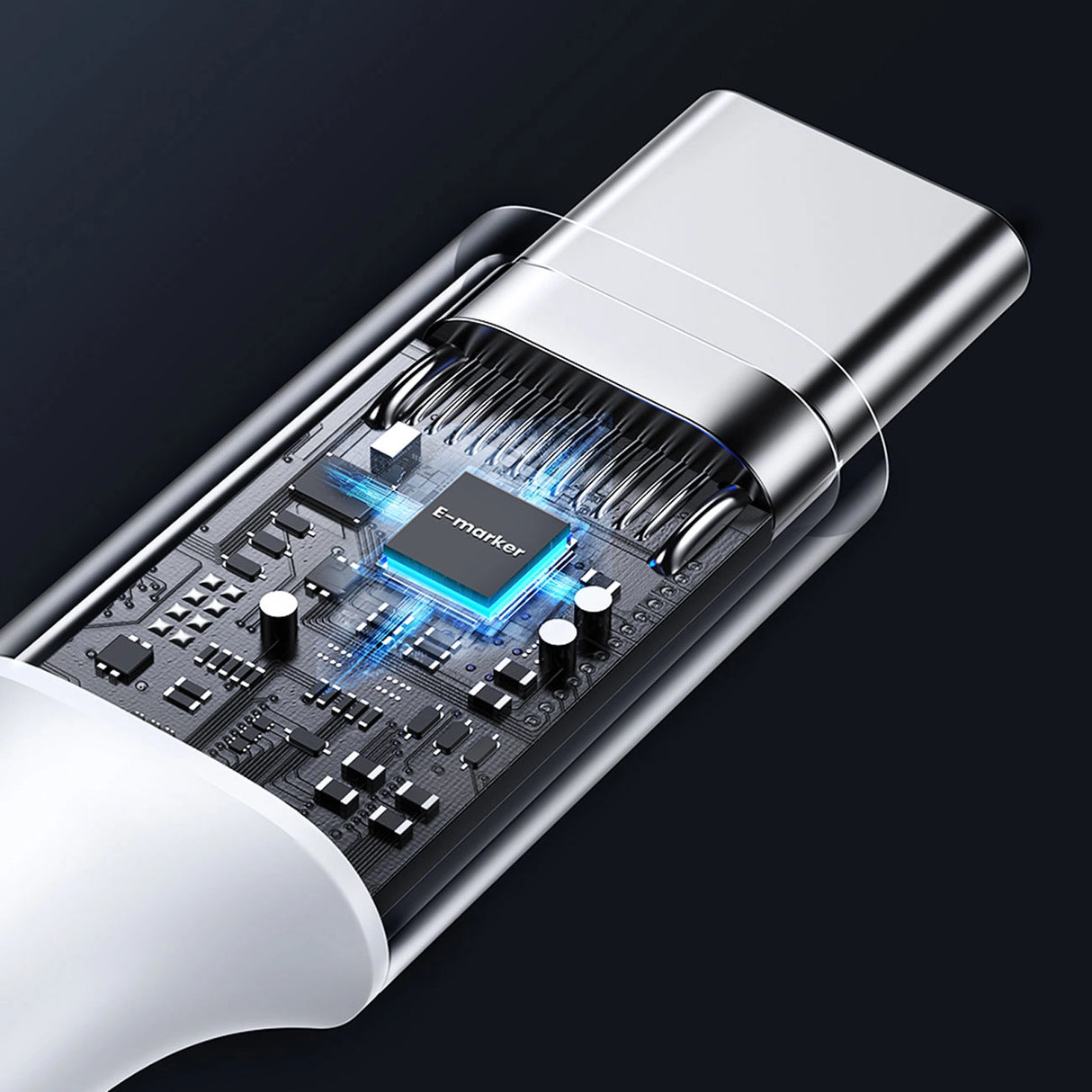 Ugreen US557 USB-C / USB-C PD kabel 100W 1m - sort