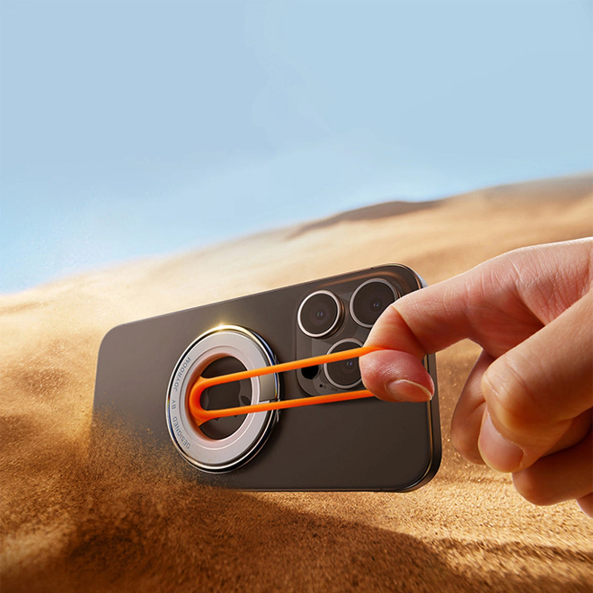 Joyroom JR-ZS383 MagSafe magnetisk telefonholder - orange