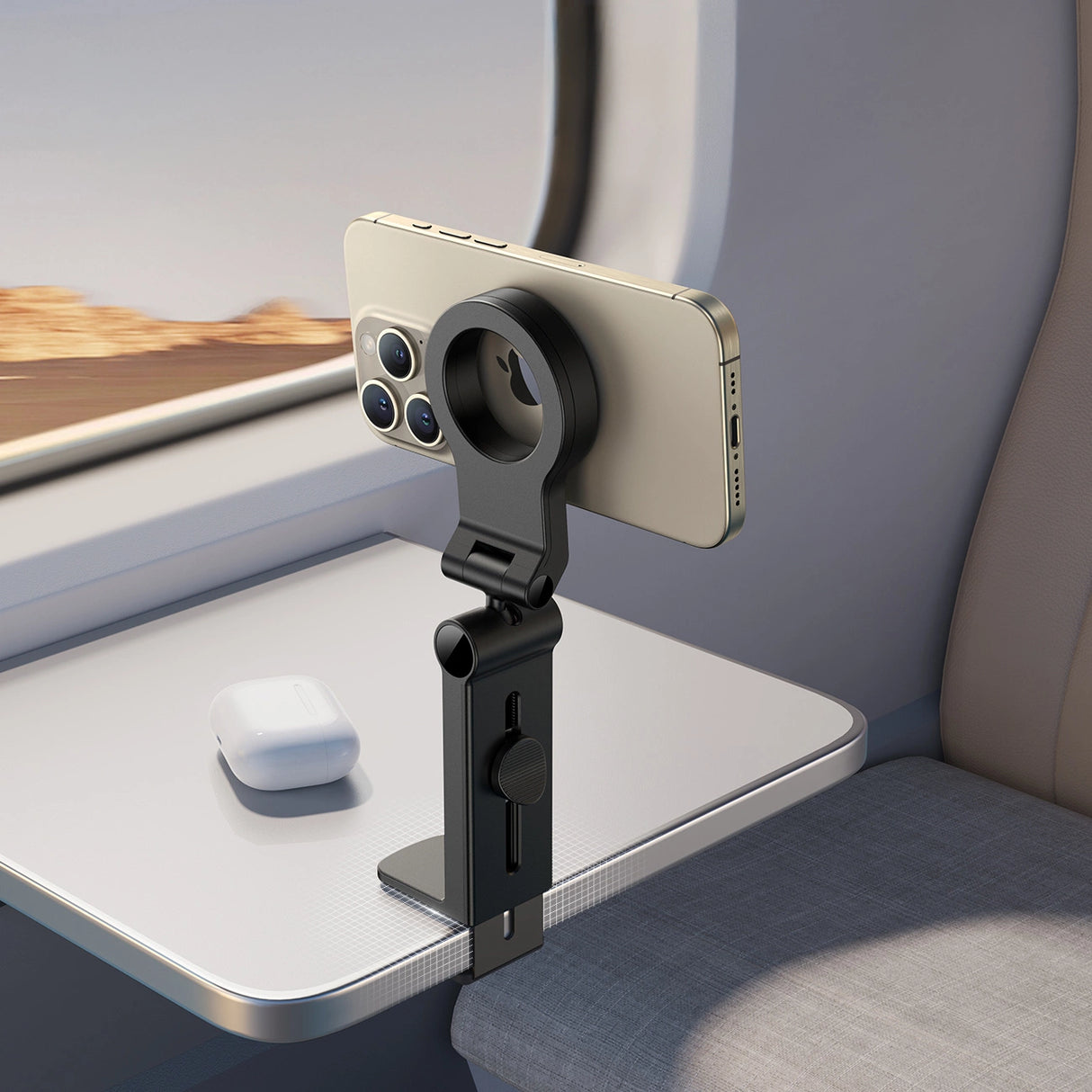 Joyroom JR-ZS365 magnetisk rejseholder til telefon - sort