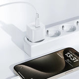 Acefast A77 Mini PD 30W GaN vægoplader + USB-C kabel - hvid