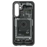Spigen Ultra Hybrid Case til Samsung Galaxy S23 FE - mørkgrå (Zero One Pattern)