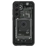 Spigen Ultra Hybrid Case til Samsung Galaxy S23 FE - mørkgrå (Zero One Pattern)