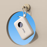 Dudao K14 10000mAh powerbank med USB-C / Lightning kabler - beige