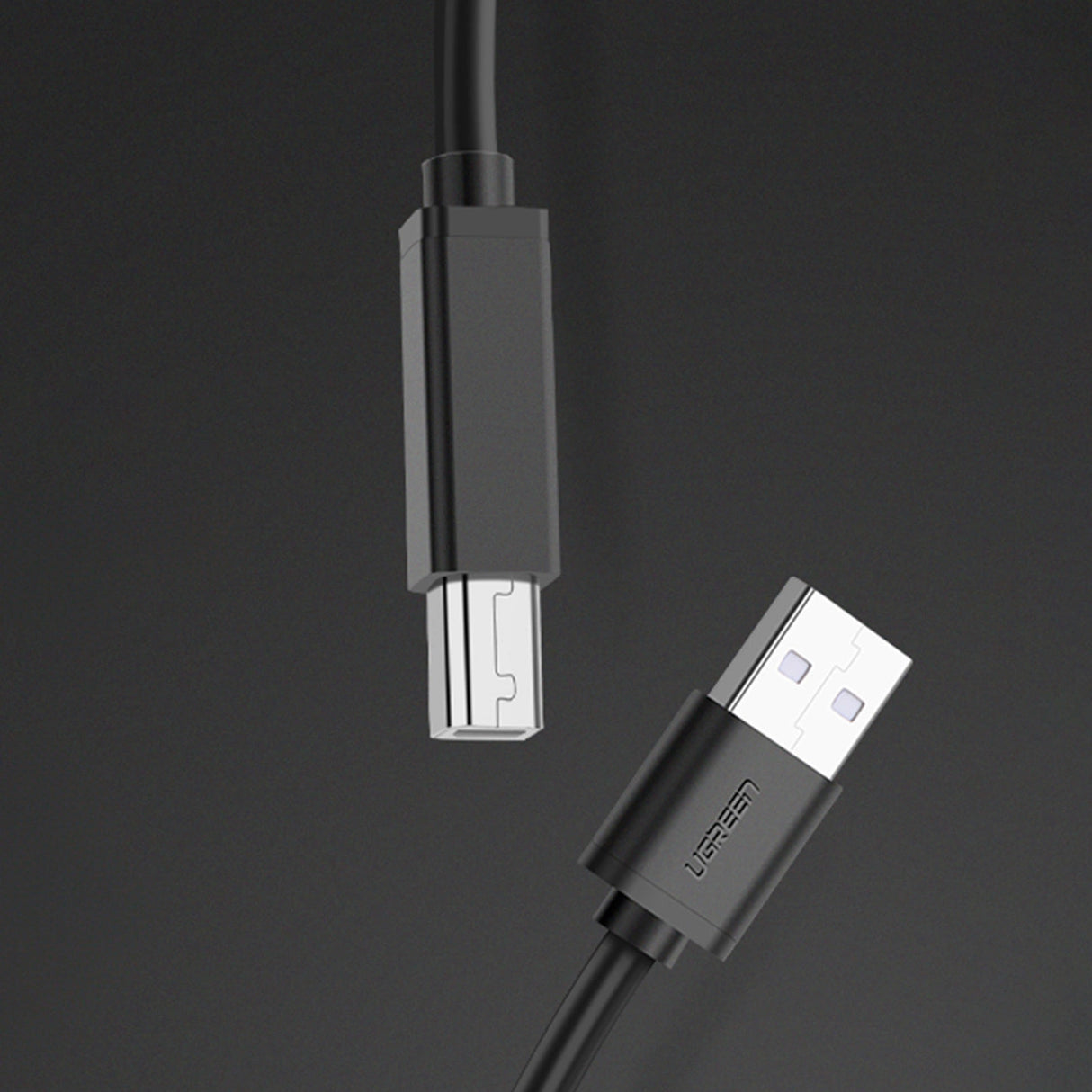 Ugreen US122 USB-B USB-A 2.0 printerkabel 10m - sort