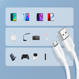 Grøn US289 60142 mikro USB / USB-A kabel 1,5 m - hvid