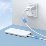 Grøn US289 60143 micro USB / USB-A kabel 2m - hvid