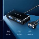 Ugreen 40254 1x2 VGA splitter - sort