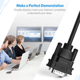 Ugreen 40254 1x2 VGA splitter - sort