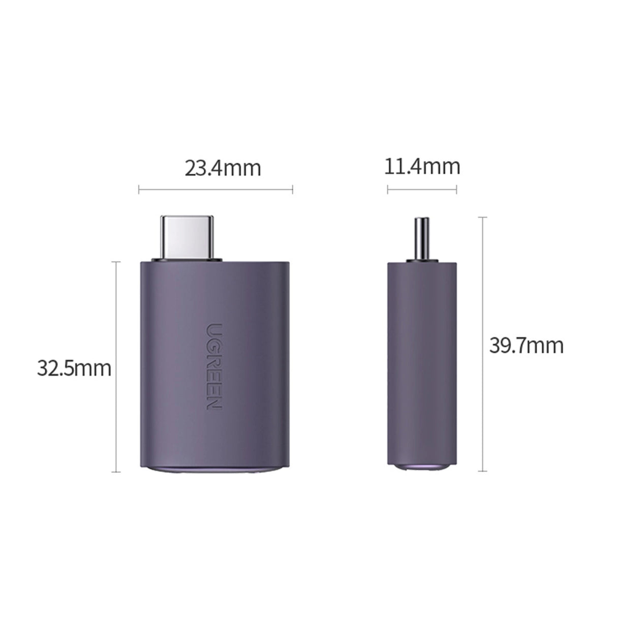 Ugreen US320 USB-C HDMI-adapter - grå