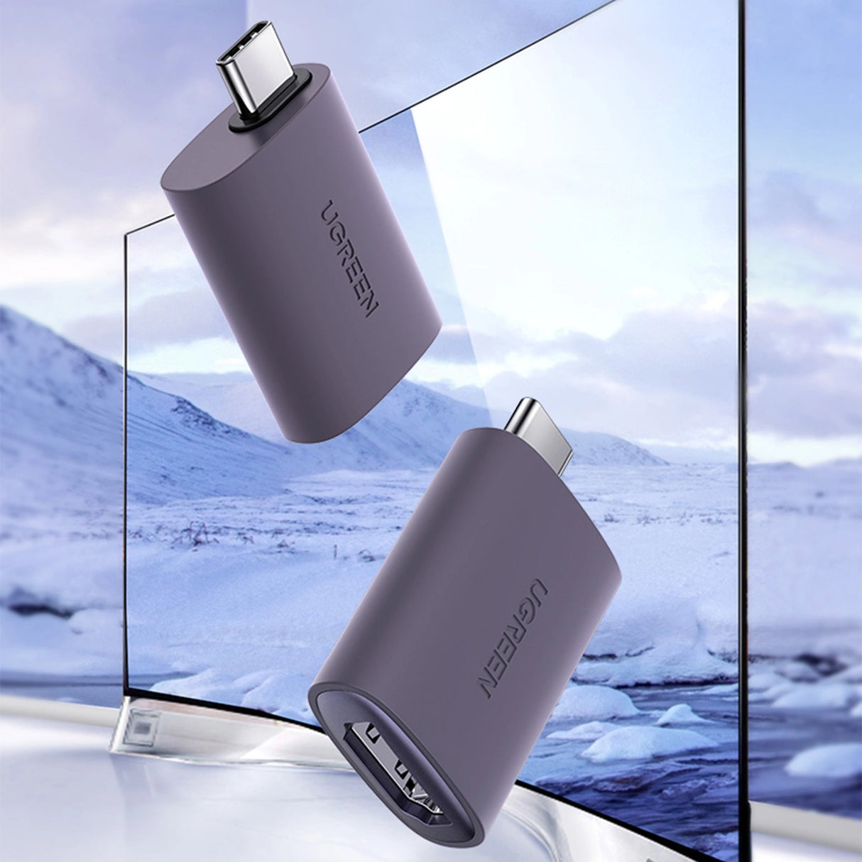 Ugreen US320 USB-C HDMI-adapter - grå