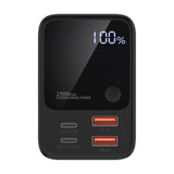 Choetech B635BK USB-A / USB-C Powerbank 22.5W 27000mAh - sort