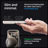 Spigen Ultra Hybrid iPhone 15 Pro Case - Naturligt titanium