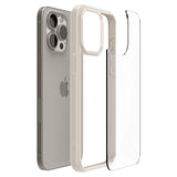Spigen Ultra Hybrid iPhone 15 Pro Case - Naturligt titanium