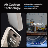 Spigen Ultra Hybrid iPhone 15 Pro Case - Naturligt titanium