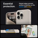 Spigen Ultra Hybrid iPhone 15 Pro Case - Naturligt titanium