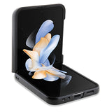 BMW læder Hot Stamp case til Samsung Galaxy Z Flip 5 - sort