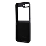 BMW læder Hot Stamp case til Samsung Galaxy Z Flip 5 - sort