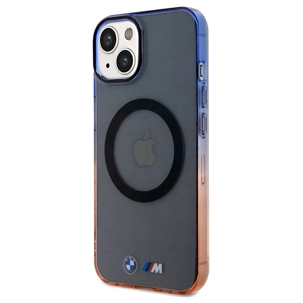 BMW Gradient Bumper MagSafe-hylster til iPhone 15 / 14 / 13 - grå