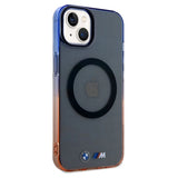 BMW Gradient Bumper MagSafe-hylster til iPhone 15 / 14 / 13 - grå