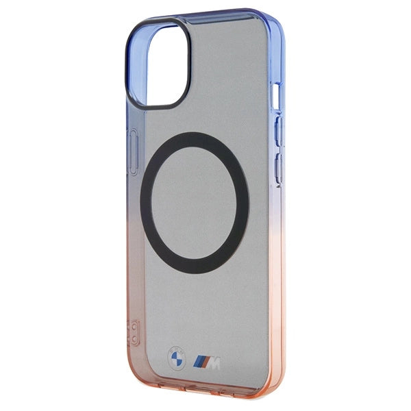 BMW Gradient Bumper MagSafe-hylster til iPhone 15 / 14 / 13 - grå
