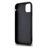 Guess Sequin Script Metallæske til iPhone 11 / Xr - sort