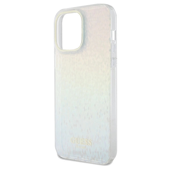 Guess IML Faceted Mirror Disco Iridescent Case til iPhone 13 Pro / 13 - flerfarvet