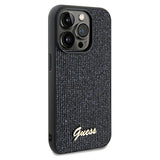 Guess Disco Metal Script-hylster til iPhone 13 Pro / 13 - sort