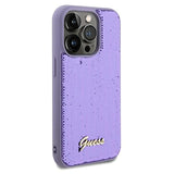Guess Sequin Script Metallæske til iPhone 13 Pro Max - lilla