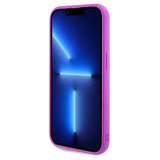 Guess Disco Metal Script-hylster til iPhone 14 Pro - fuchsia