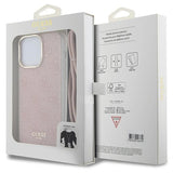 Guess Crossbody Cord 4G Print case til iPhone 15 Pro Max - pink