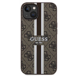 Guess 4G Printed Stripes MagSafe case til iPhone 15/14/13 - brun