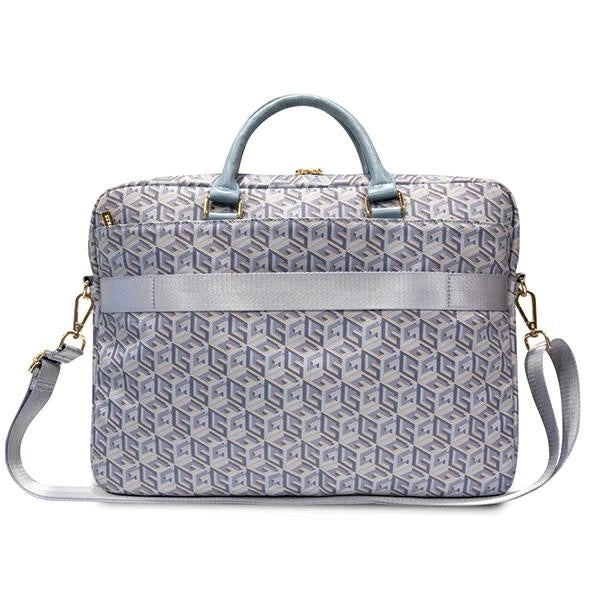 Guess GCube Stripes taske til en 16" laptop - blå