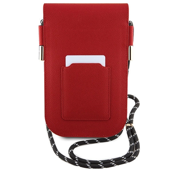Hello Kitty Leather Hiding Kitty Cord bag - red