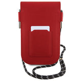 Hello Kitty Leather Hiding Kitty Cord bag - red