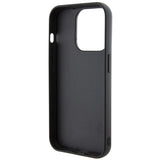 Karl Lagerfeld Gripstand Saffiano Karl&Choupette Pins case for iPhone 13 Pro / 13 - black