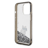 Karl Lagerfeld Liquid Glitter Choupette case for iPhone 13 Pro Max - transparent