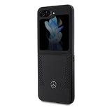Mercedes læder Urban-kasse til Samsung Galaxy Z Flip 5 - sort
