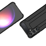 Hybrid Armor case til Samsung Galaxy S24 - sort