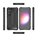 Hybrid Armor case til Samsung Galaxy S24 - sort