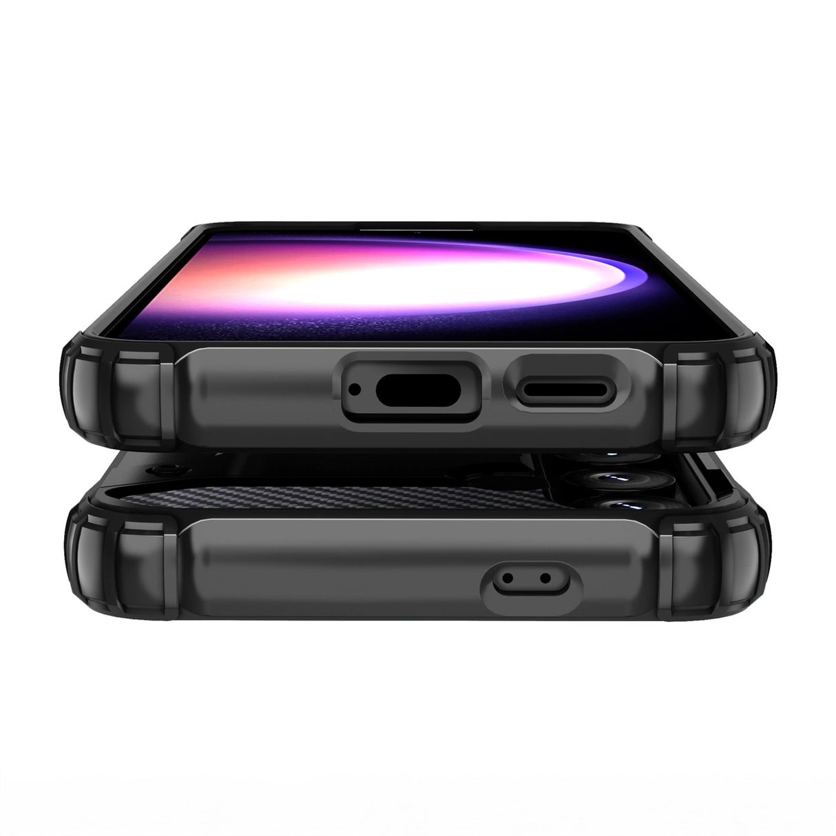 Hybrid Armor case til Samsung Galaxy S24 - sort