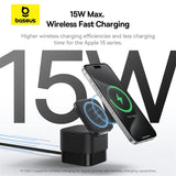 Baseus BS-W531 MagSafe / Qi USB-C 20W trådløs oplader - sort