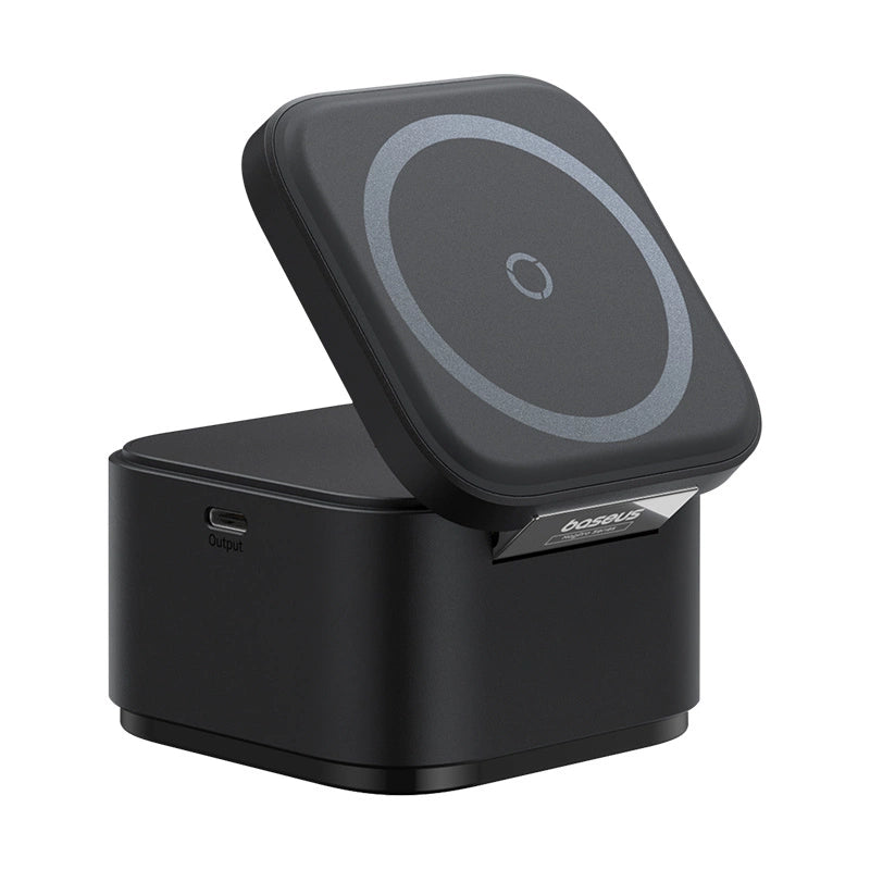 Baseus BS-W531 MagSafe / Qi USB-C 20W trådløs oplader - sort