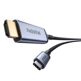 Baseus BS-OH064 8K 60Hz USB-C - HDMI-kabel 1,5 m - sort