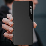 Eco læder View Case til Samsung S24+ med flap - sort