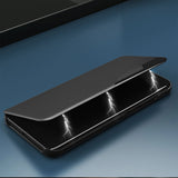 Eco læder View Case til Samsung S24+ med flap - sort