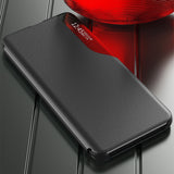 Eco læder View Case til Samsung S24 Ultra med flap - sort