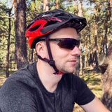 Rockbros 10003 polariserede cykelbriller - sort