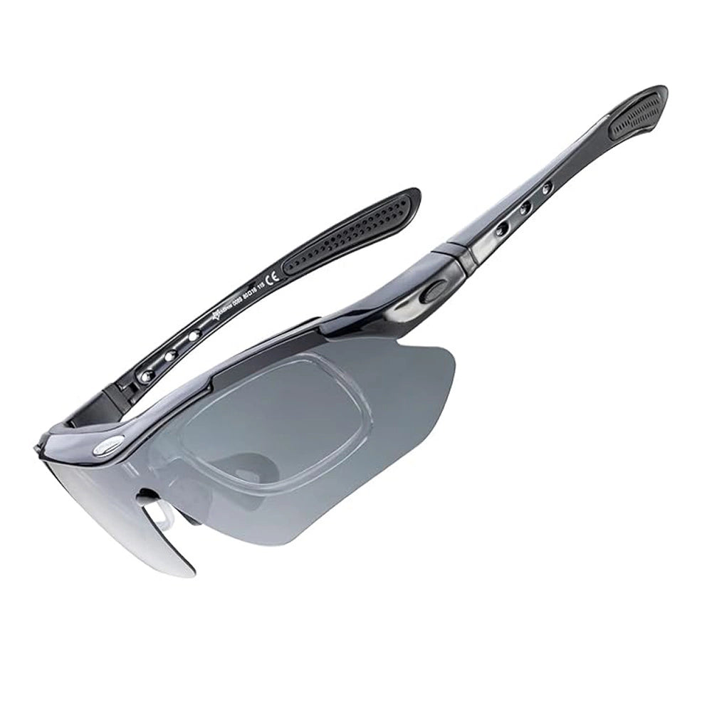 Rockbros 10143 fotokromiske UV400 cykelbriller - sort